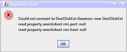 Connection Error